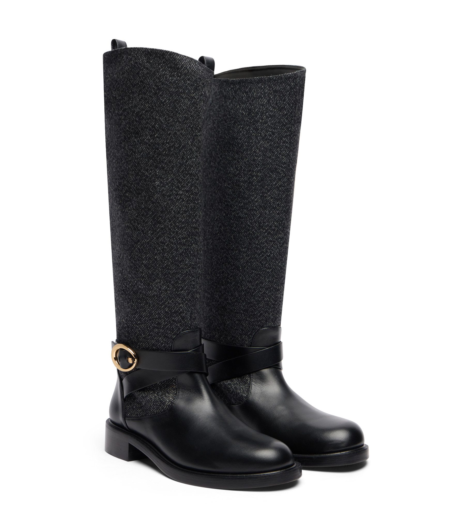  Stuart Weitzman Benni Riding Boot - Woman  Black 35 