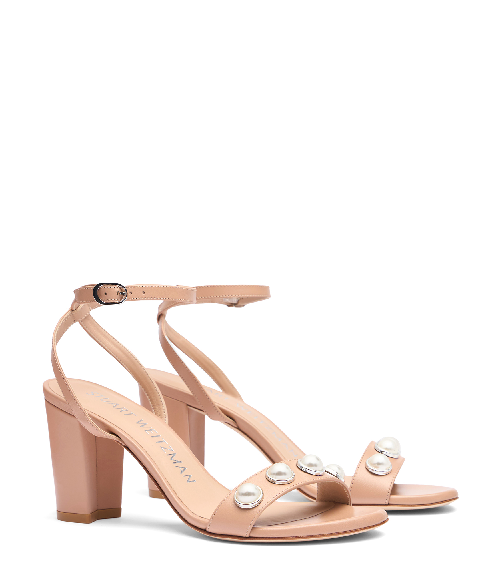  Stuart Weitzman Nearlybare Portia Sandal - Frau  Adobe 36 