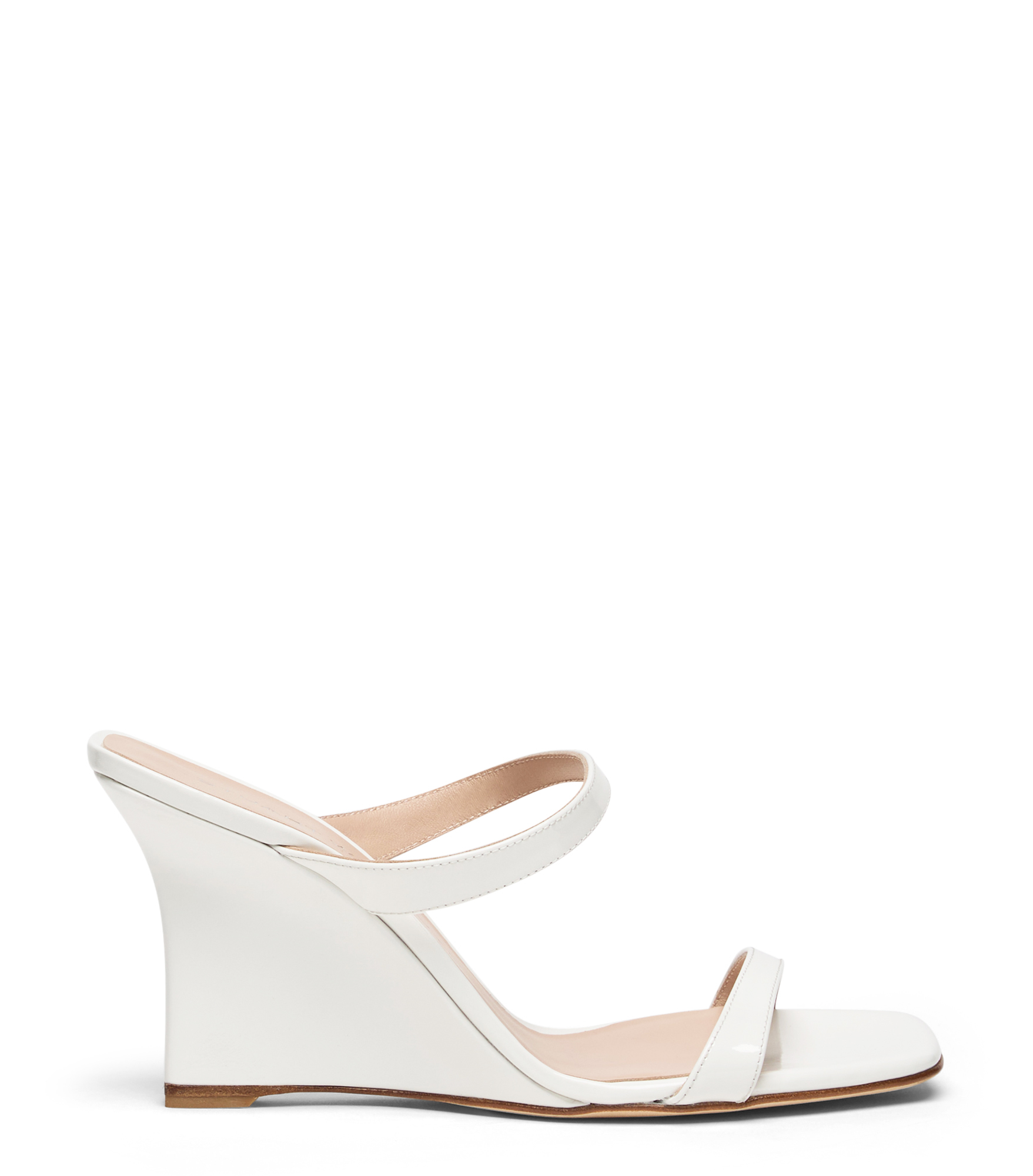 Vinnie Wedge Slide 85 - Frau Keilabsatzschuh Blanco 36