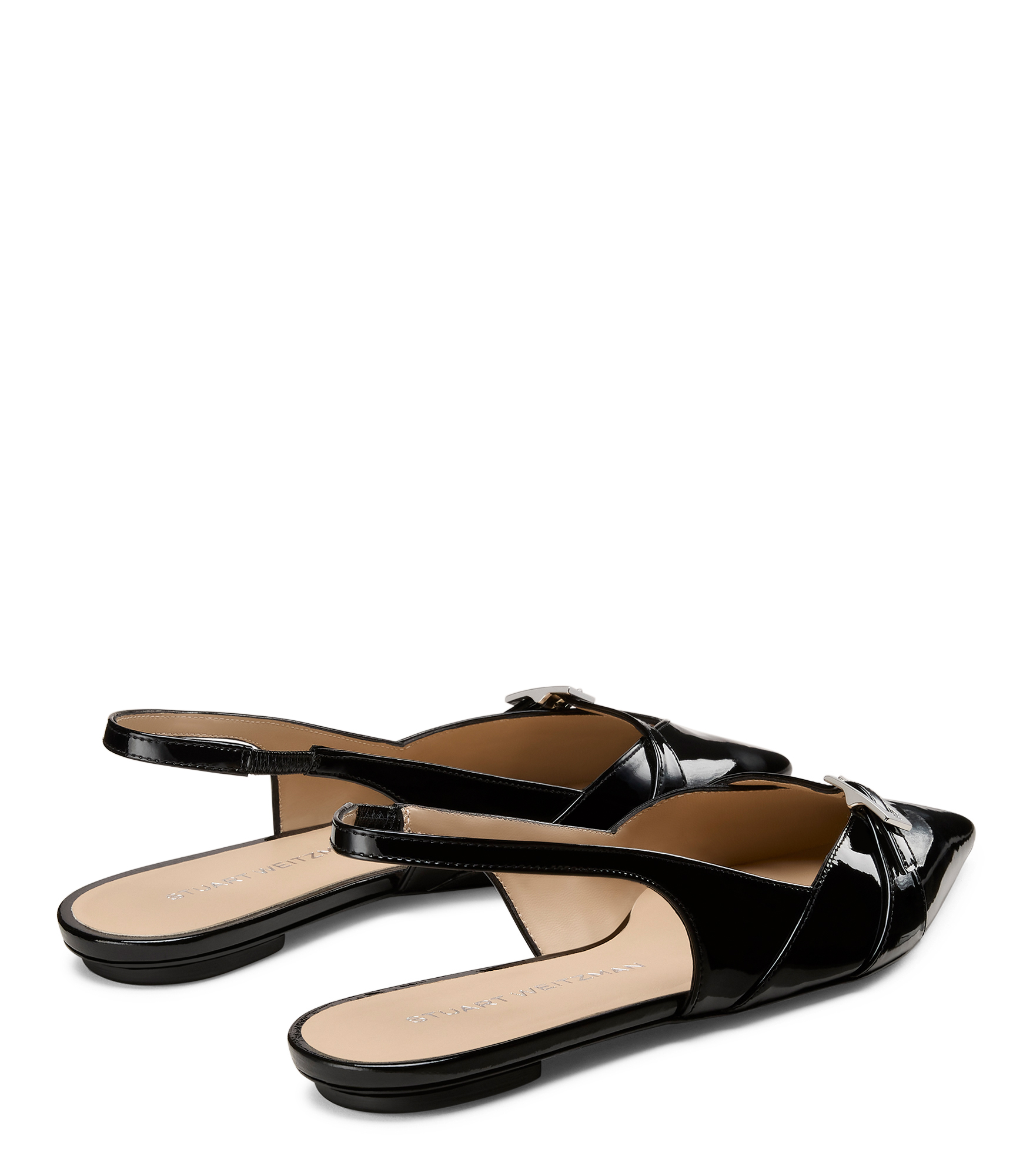  Stuart Weitzman Georgie Slingback - Woman Slingback Black 40 