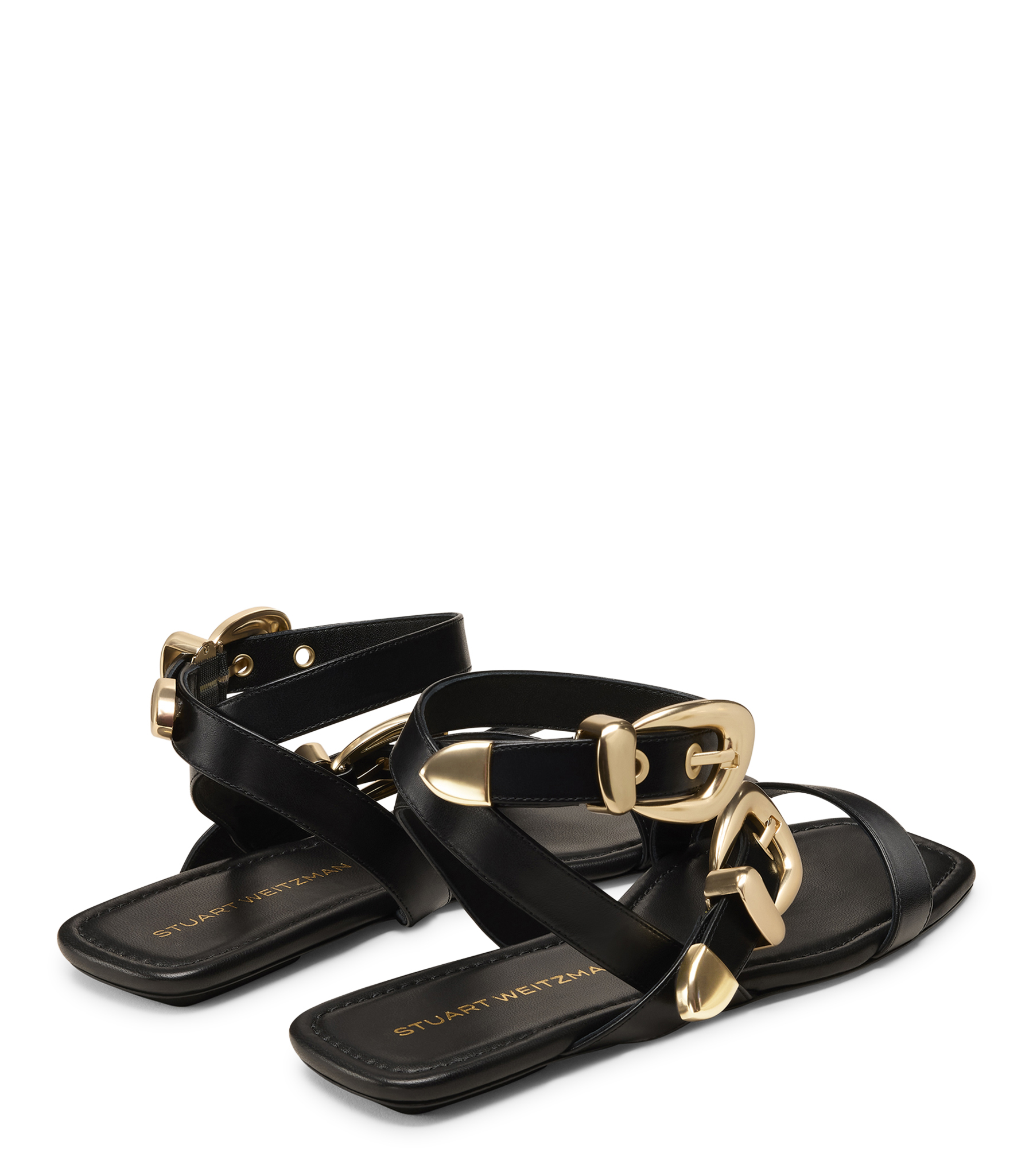 Stuart Weitzman Maven Sandal - Woman  Black 37 