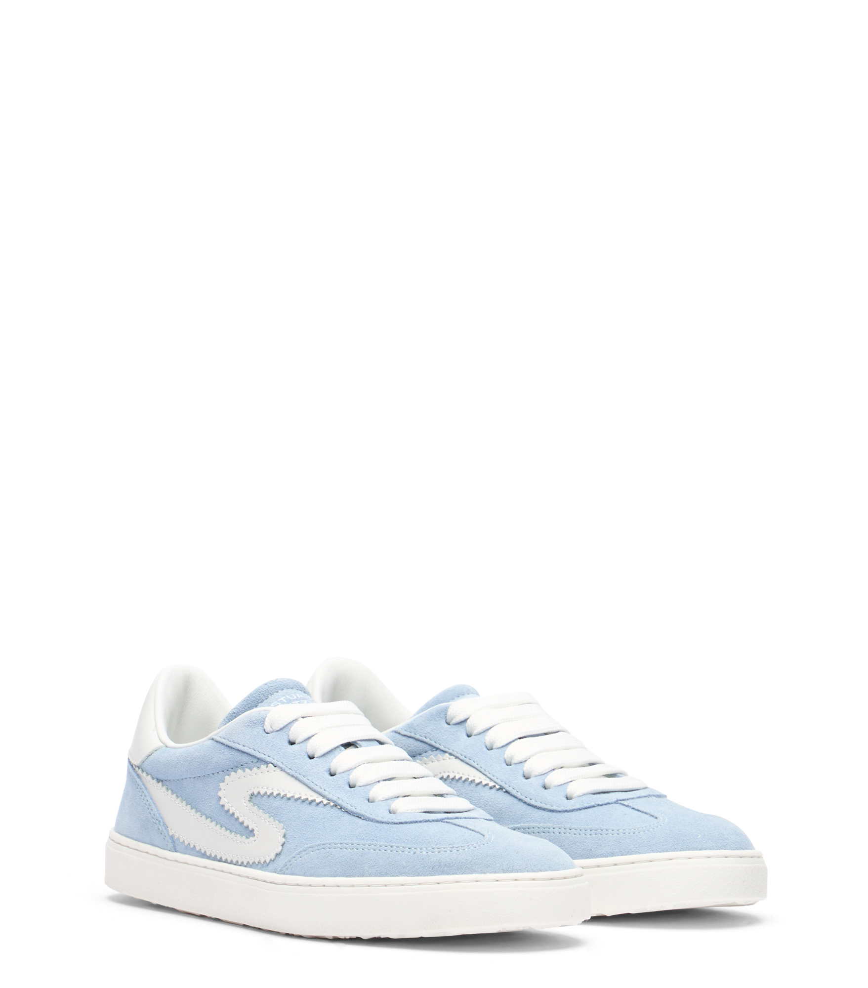  Stuart Weitzman Sw Runaround Sneaker - Frau Private Sale 45 Off Cielo/white 35 