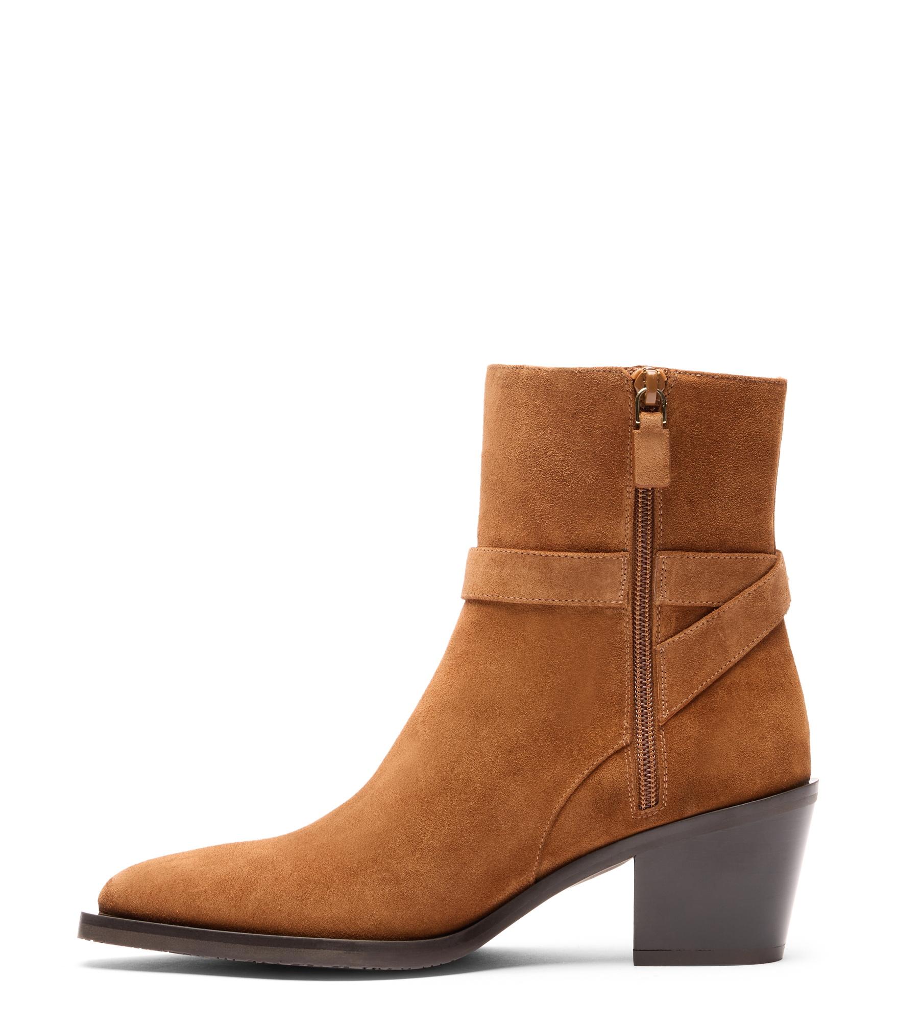  Stuart Weitzman Maven Western Bootie - Frau  Doe/dark Brown 38 
