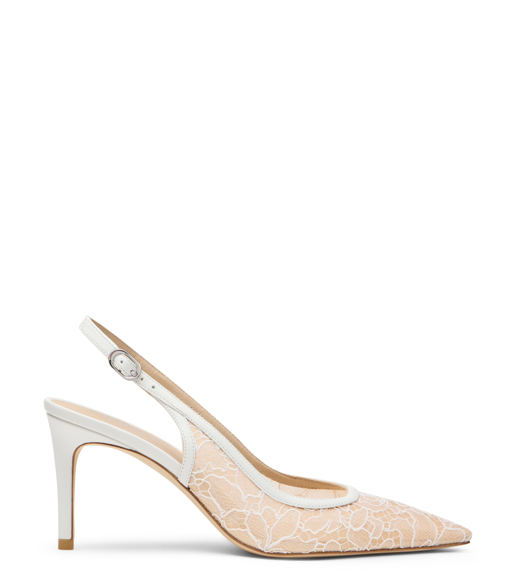 Stuart Power Slingback 75 - Donna  Blanco/beige/blanco 37.5