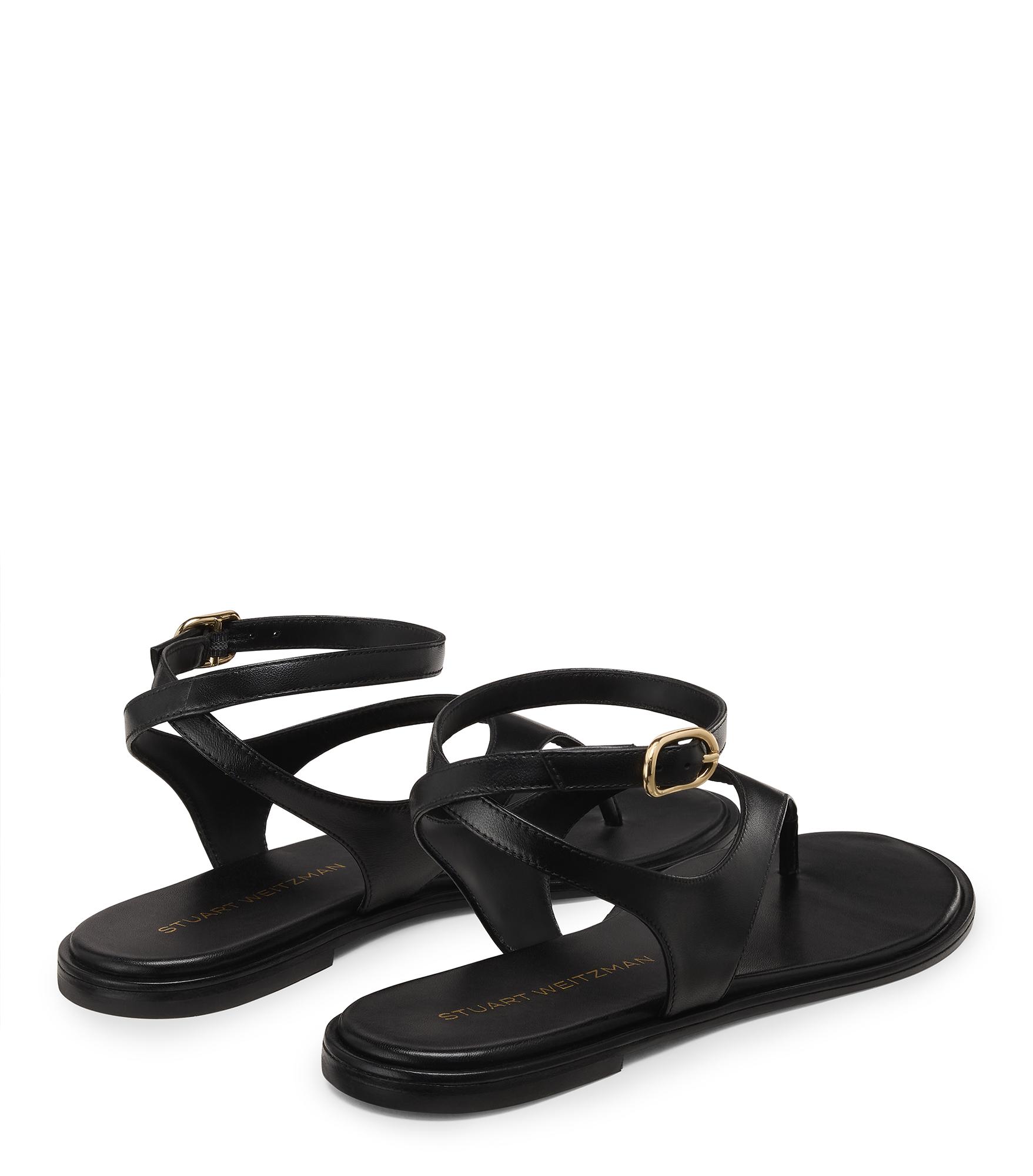  Stuart Weitzman Marley Sandal - Frau Sandalen Black 37.5 