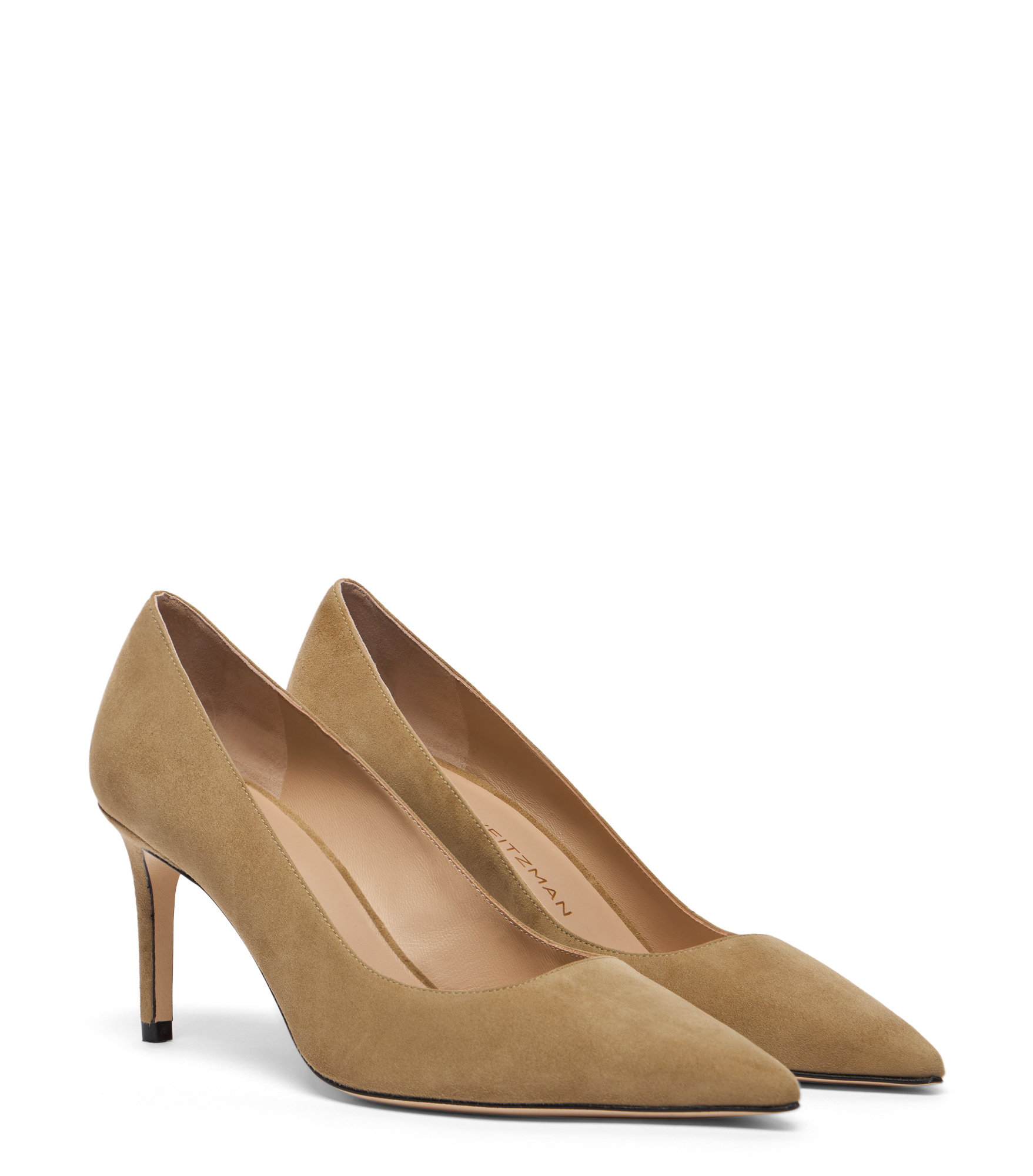  Stuart Weitzman Stuart Power 75 - Frau Pumps Golden Olive 39 