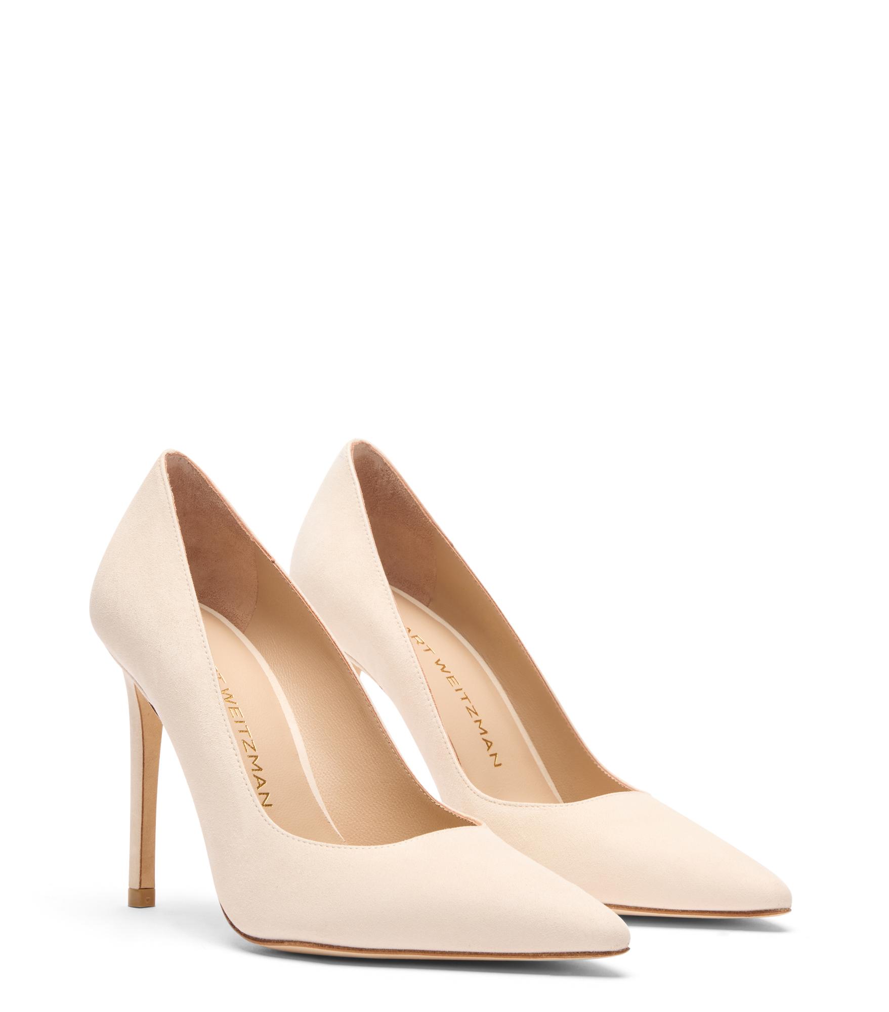  Stuart Weitzman Stuart Power 100 - Frau Pumps Linen 41 