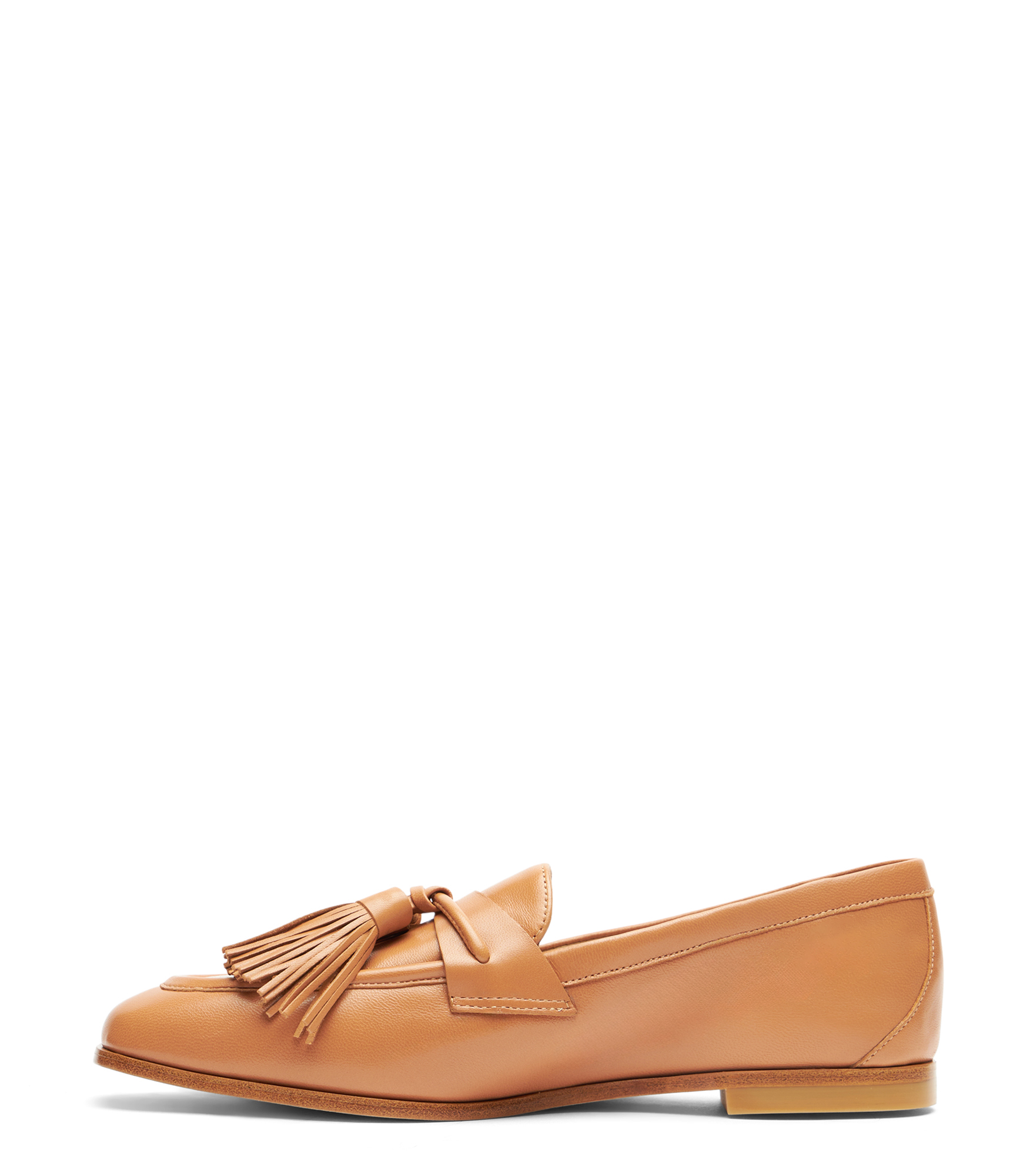  Stuart Weitzman Lindi Tassel Loafer - Woman  Tan 35 