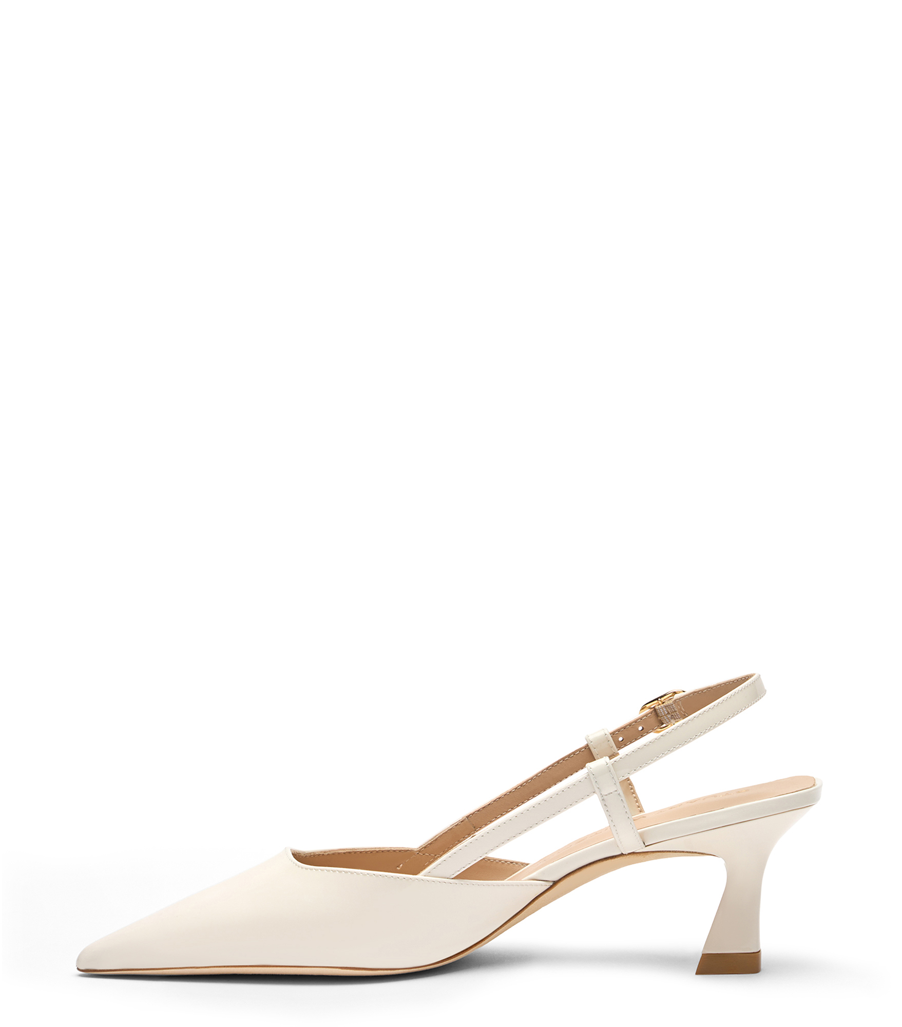  Stuart Weitzman Vinnie 50 Slingback - Woman Slingback Cream 35 
