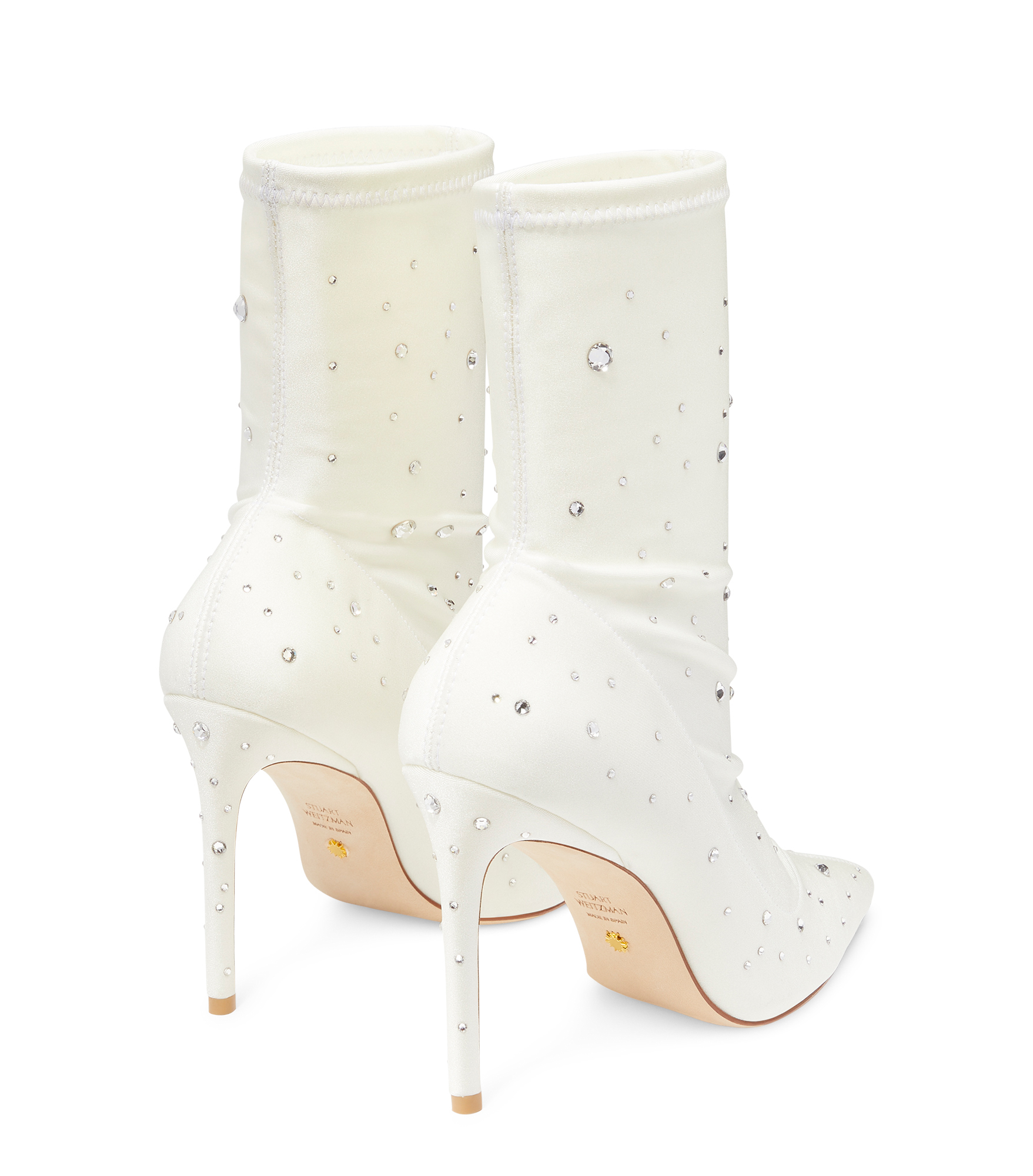  Stuart Weitzman Stuart Cosmic 100 Bootie - Femme  Blanc 36 