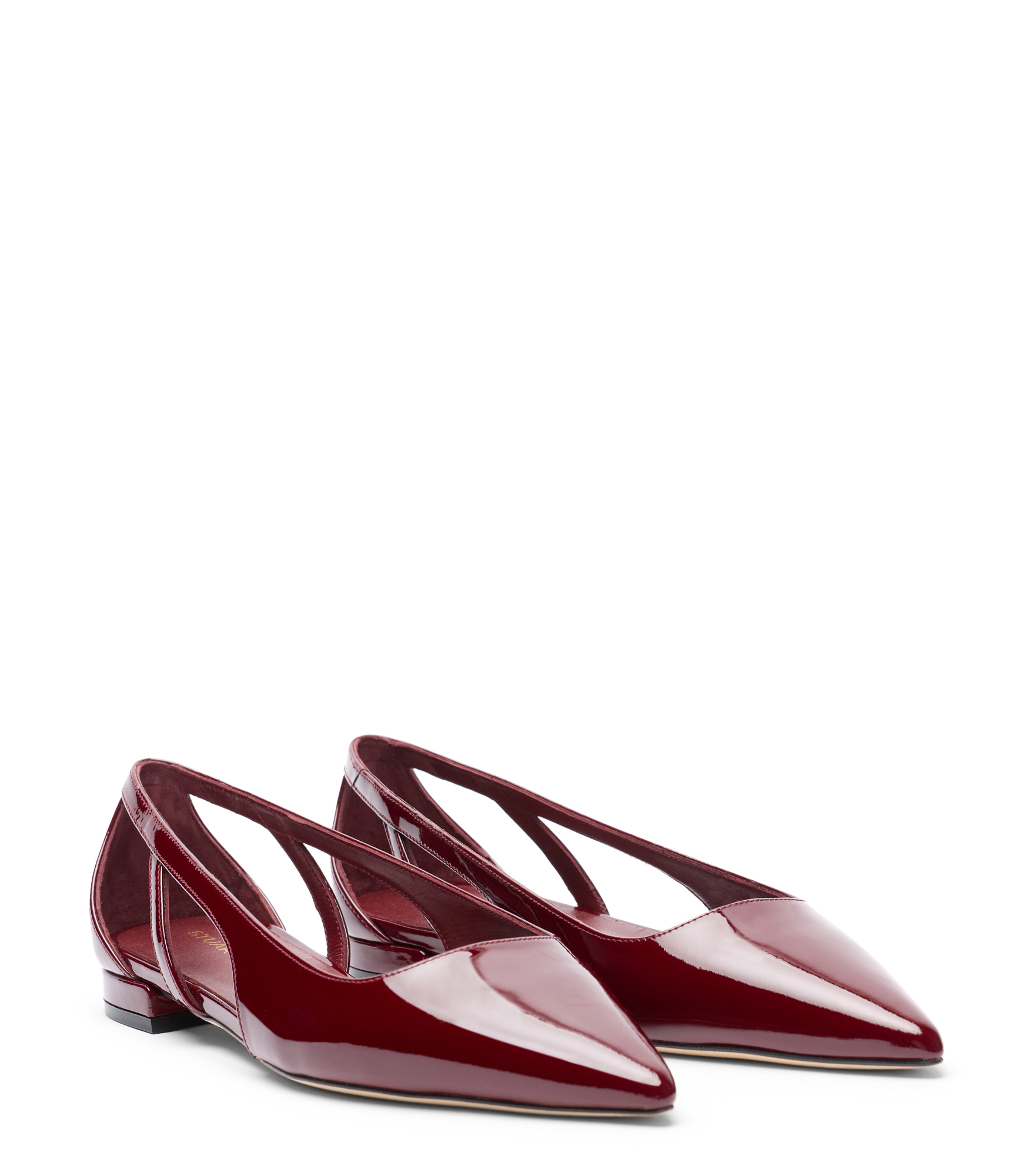  Stuart Weitzman Stuart Power Cutout Flat - Frau Loafer Und Flache Schuhe Rosewood 37 