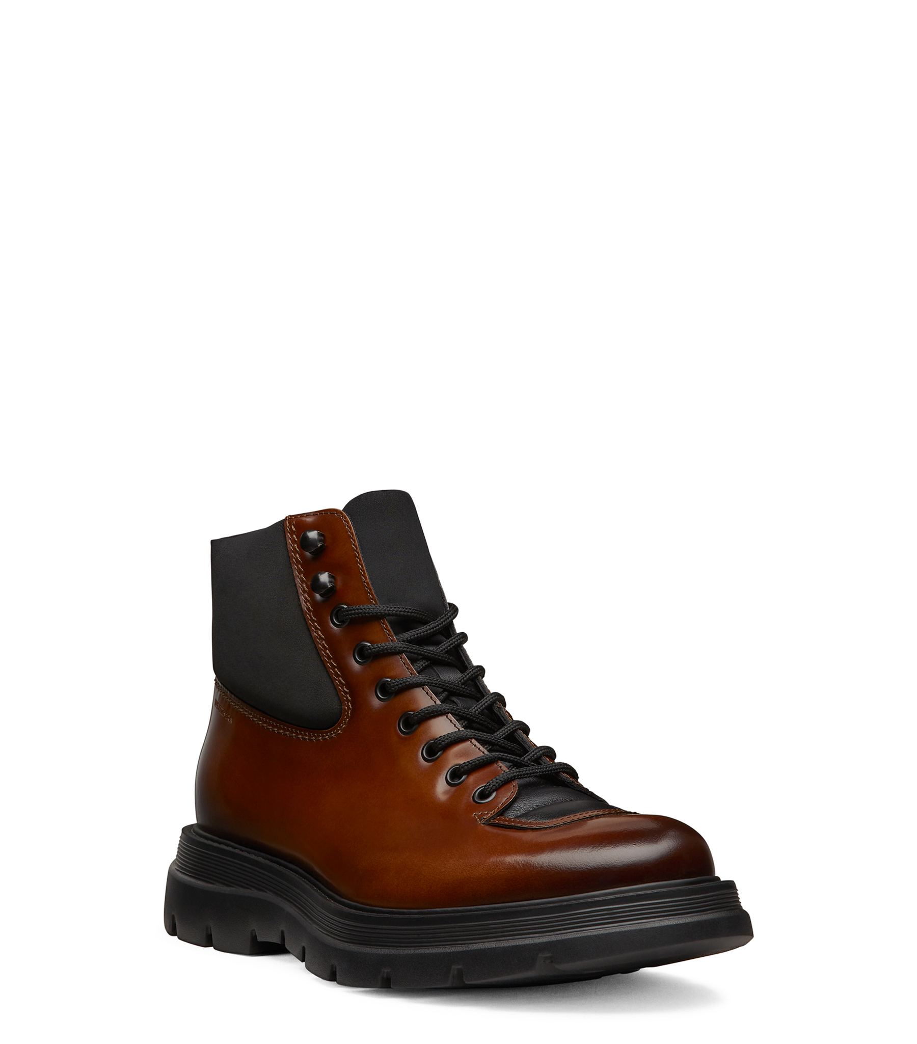  Stuart Weitzman Adam - Man Lace-up Shoes Tan/black 40 