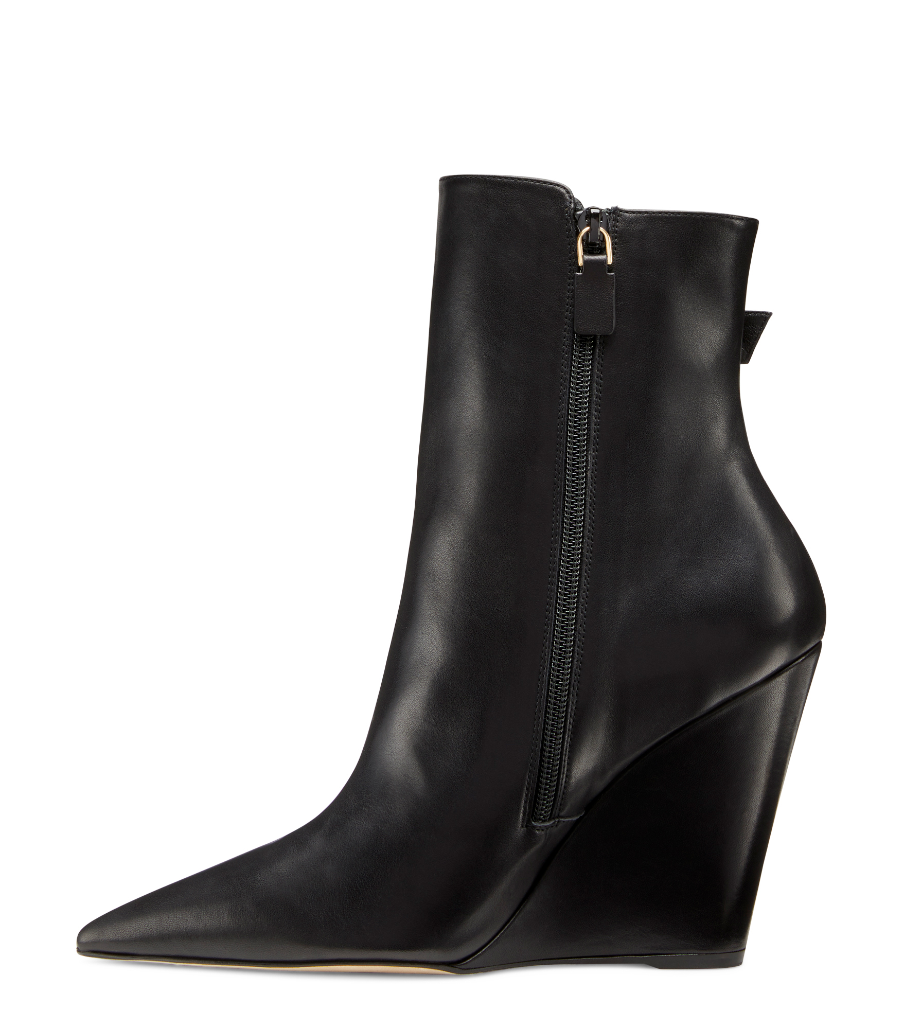  Stuart Weitzman Saloon 100 Wedge Bootie - Frau  Schwarz 35 