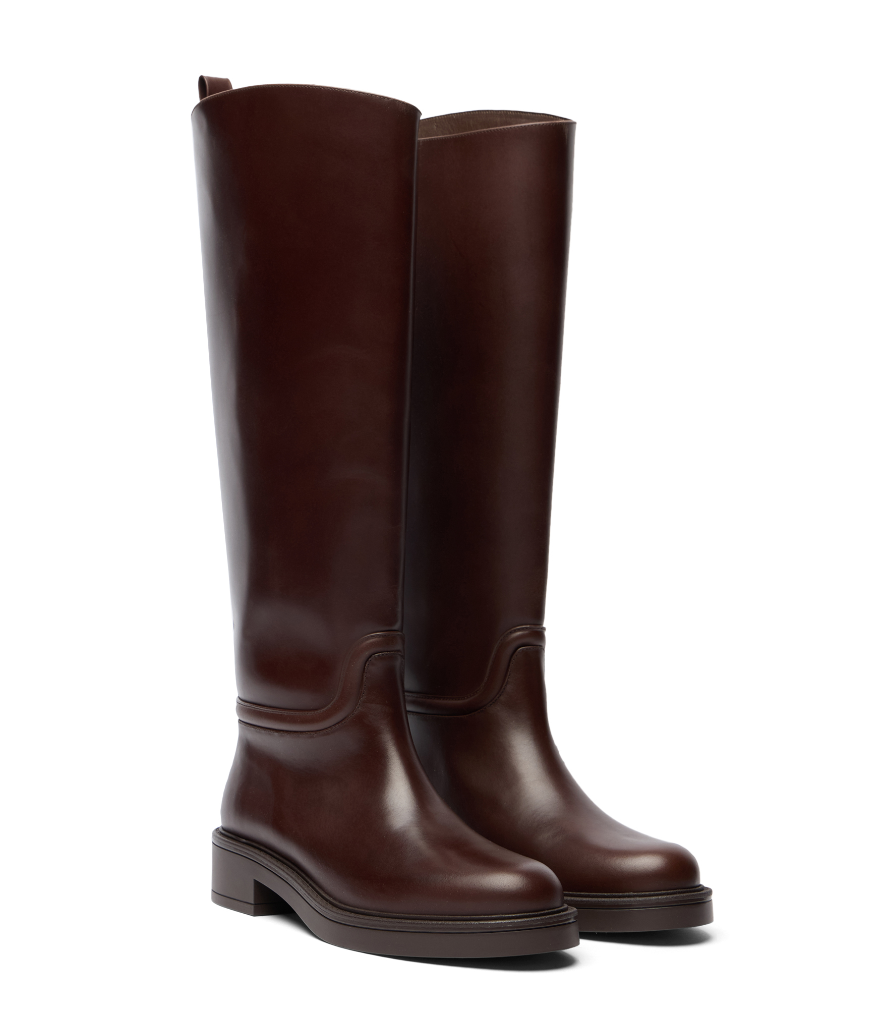  Stuart Weitzman Reitstiefel Celia - Frau Stiefel Und Stiefeletten Walnuss 39 