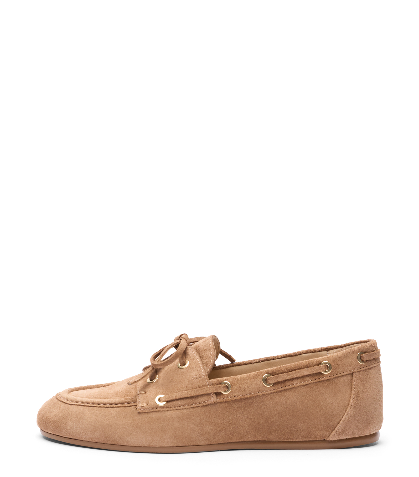  Stuart Weitzman Tinsley Moccasin - Woman Flats And Loafers Toasted Almond 36 