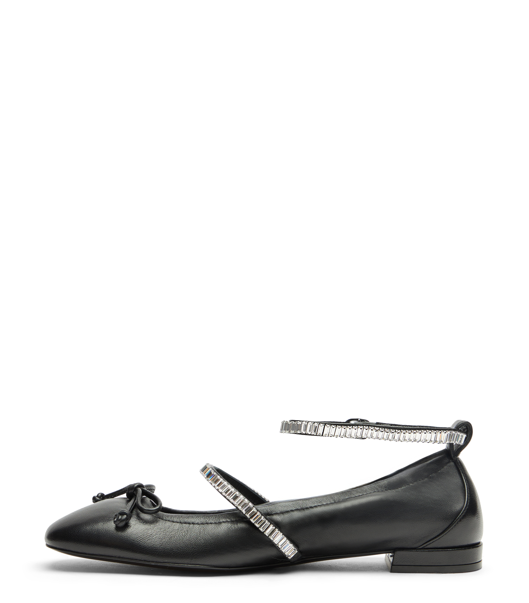  Stuart Weitzman Stefanie Ballet Flat - Woman  Black/clear 40 