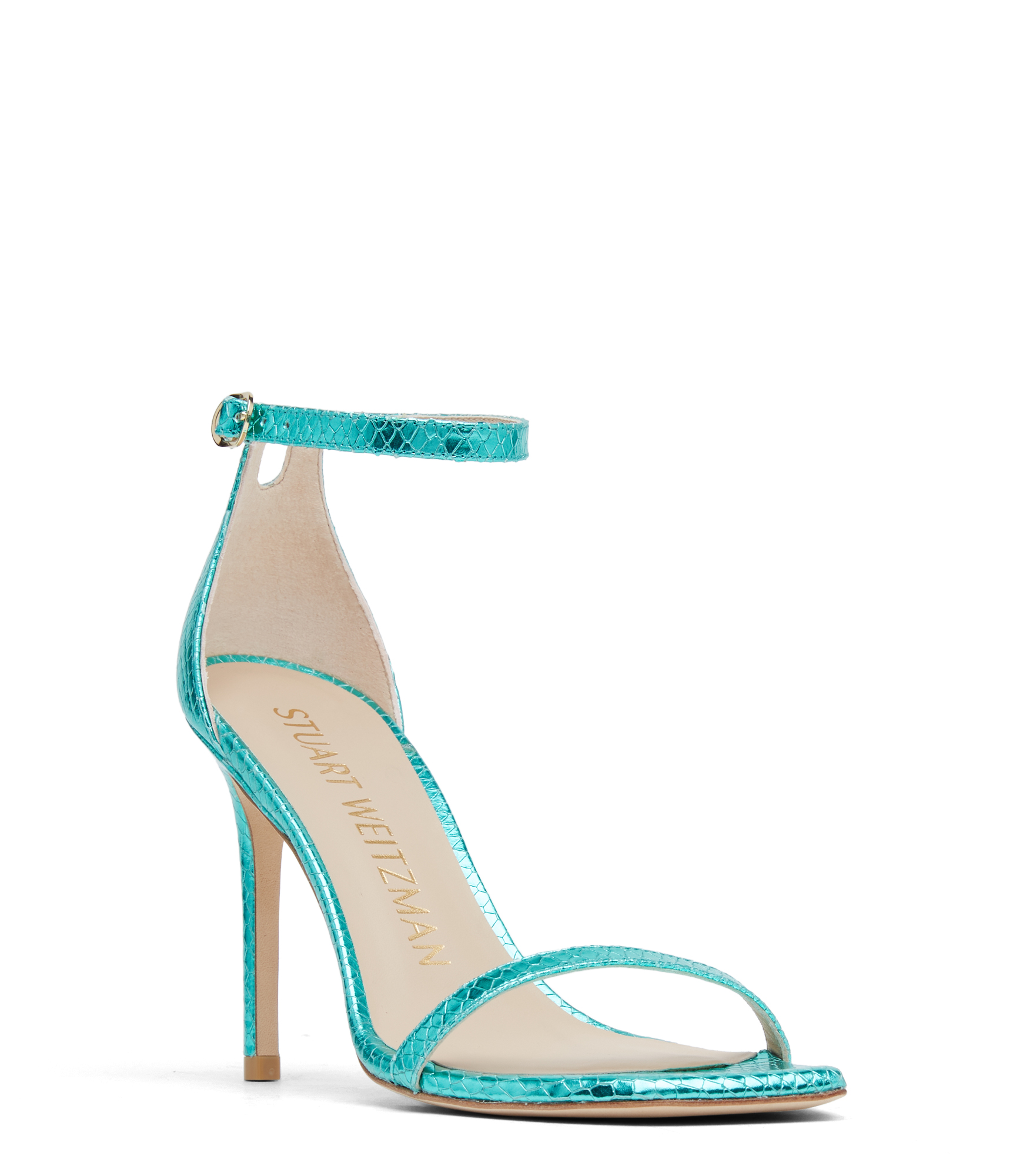  Stuart Weitzman Nudistcurve 100 Sandal - Woman  Capri 39 